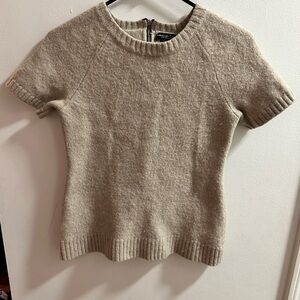 Marina‎ Luna Beige Merino Wool Sweater Size Medium